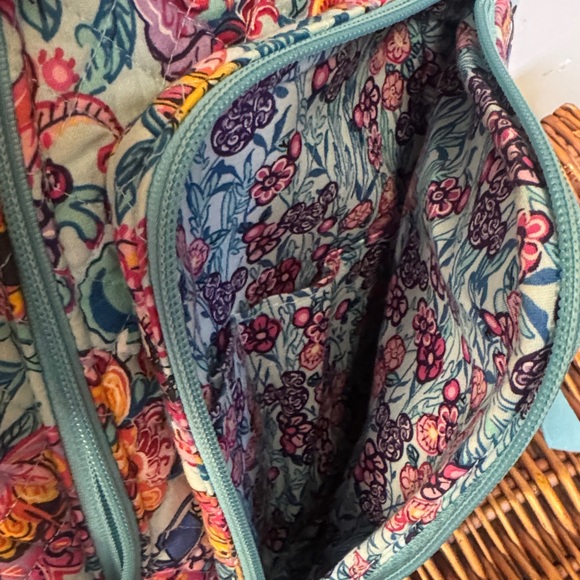 Vera Bradley Floral Disney Mickey & Pluto Sling Bag - Picture 7 of 8